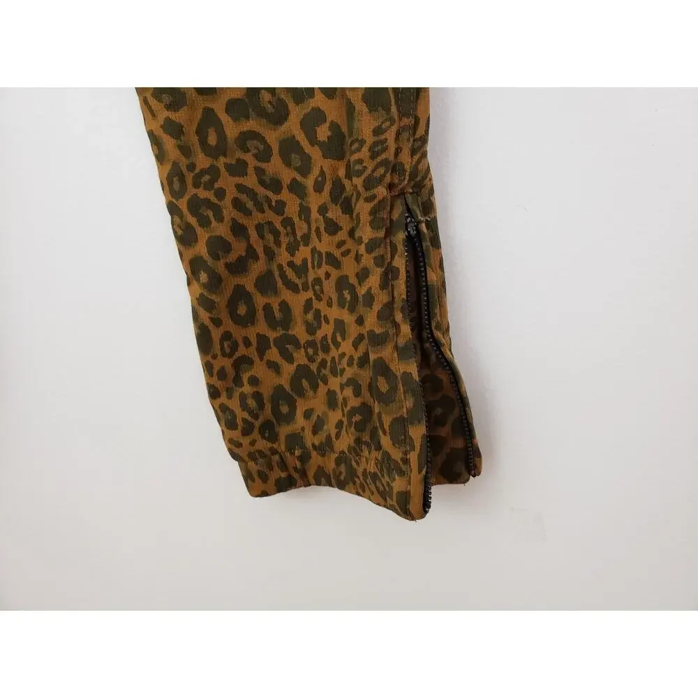 Sanctuary x Anthropologie Women Sweatpants Size S Urban Leopard Jogger Mobwife